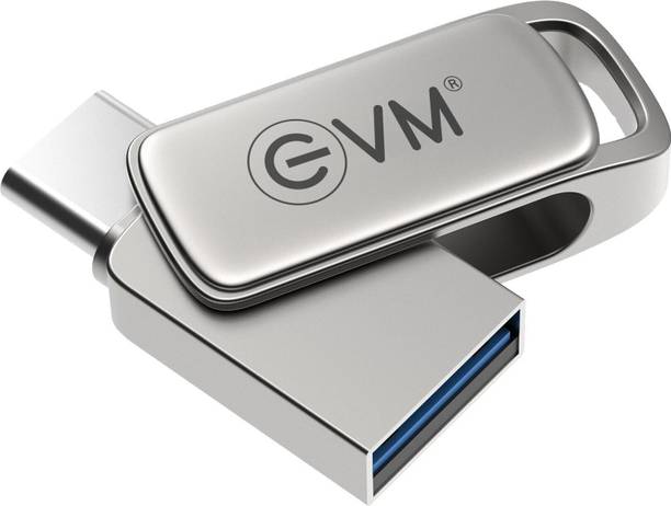 EVM EEPOT/64G 64 GB OTG Drive Compatible with Desktop Computer, Laptop USB 3.2 Metal Case