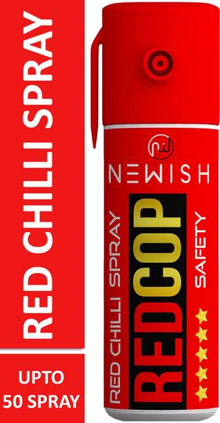 NEWISH Ultra Strong Red Chilli Women Self Defence/Protection Pepper Spray, Each 55 ml Pepper Stream Spray