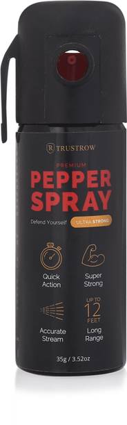 TRUSTROW 4 X Strong Pepper Spray 55 ml Self Defence for...