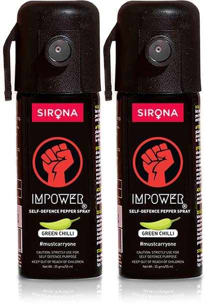 IMPOWER Powerful Green Chilli Self Defence for Women Safety Pack