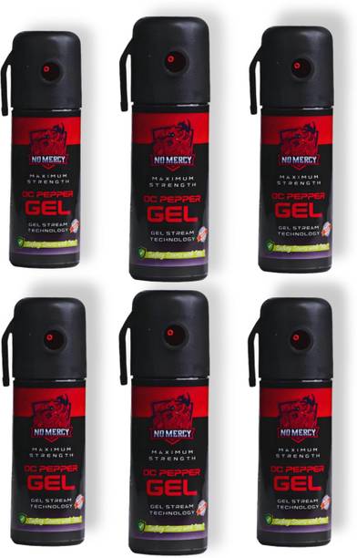 NO MERCY self defense Pepper Spray Pack Of 6 Upto -15 Feet Pe