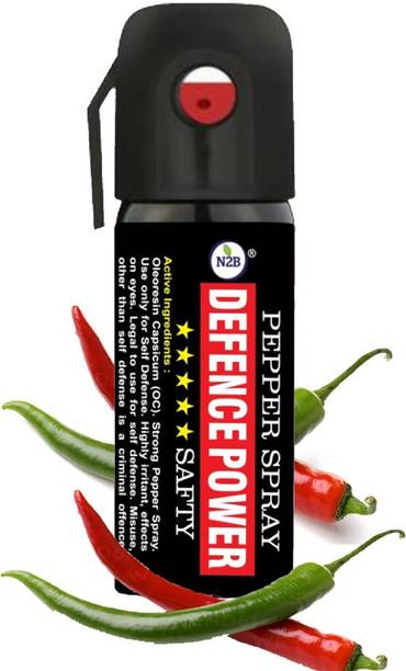N2B Defence PowerWomen Self Defence green&red Pepper StreamSprayforSafety Pepper Gun