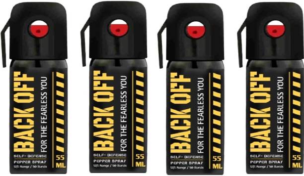 ANISAM Back Off Pepper Spray Pack of 4 x 55ml Pepper St...