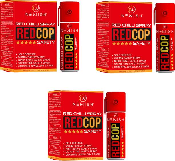 NEWISH Powerful Red Chilli Pepper Spray Self Defence for Women Pa