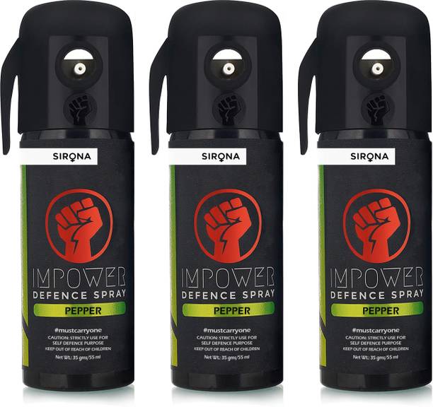 IMPOWER Self Defence for Women Safety Pack of 3, 55 ml Each Pepp