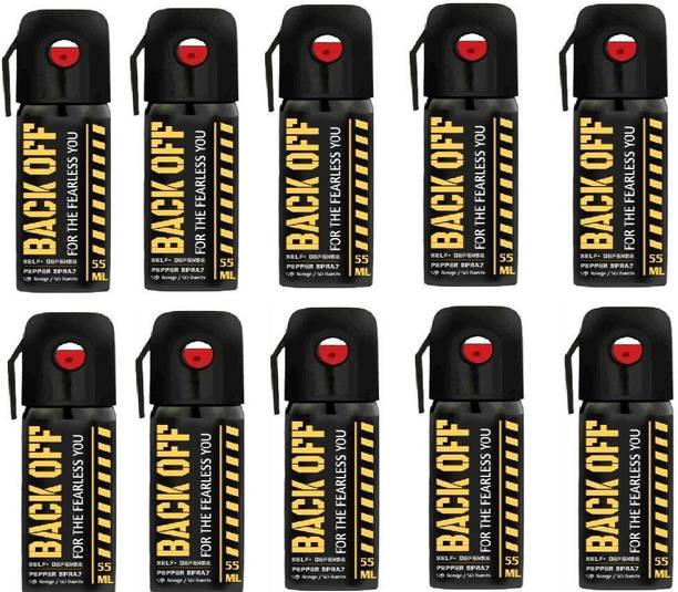 ANISAM Back Off Pepper Spray Pack of 10 x 55ml Pepper S...