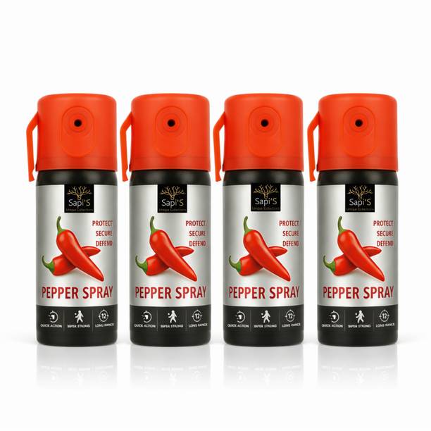 SAPI'S Pack 4 Pepper Spray for Self Defense Women & M...