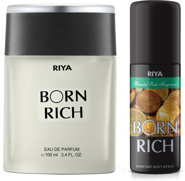 RIYA Born Rich Perfume 100 ML & Born Rich Deo 40 ML For Men Eau de Parfum  -  140 ml