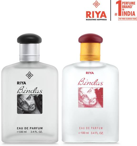 RIYA Bindas (Red & Black) Perfume, Sensational Blend Of Aromatic & Mint Eau de Parfum  -  200 ml
