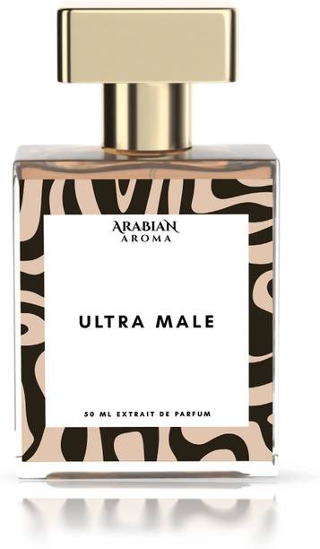 Arabian Aroma Ultra Male Perfume For Men, With Amber, Strong Long Lasting Fragrance For Him, Extrait De Parfum  -  50 ml