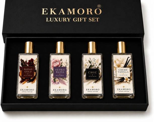 EKAMORO Premium Eau De Parfum Gift Set Men & Women (Pack of 4 x 20ml) Eau de Parfum  -  80 ml