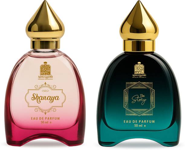 आदिलकादरी Shanaya,The Story Perfume Long Lasting Scent Pack of 2-50ML Each Eau de Parfum - 100 ml