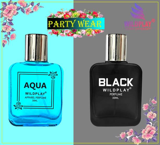 Wildplay Aqua & Black Combo 2 Perfume  -  60 ml