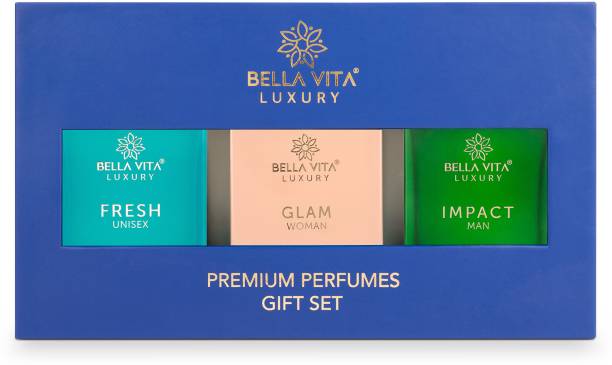 Bella vita organic Premium & Long Lasting Unisex fragrance Perfumes Gift Set | Eau De Parfum | Eau de Parfum  -  300 ml