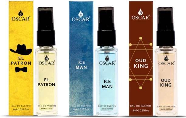 OSCAR Ice Man, EL Patron & Oud King Combo Pack of 3 Eau de Parfum  -  24 ml