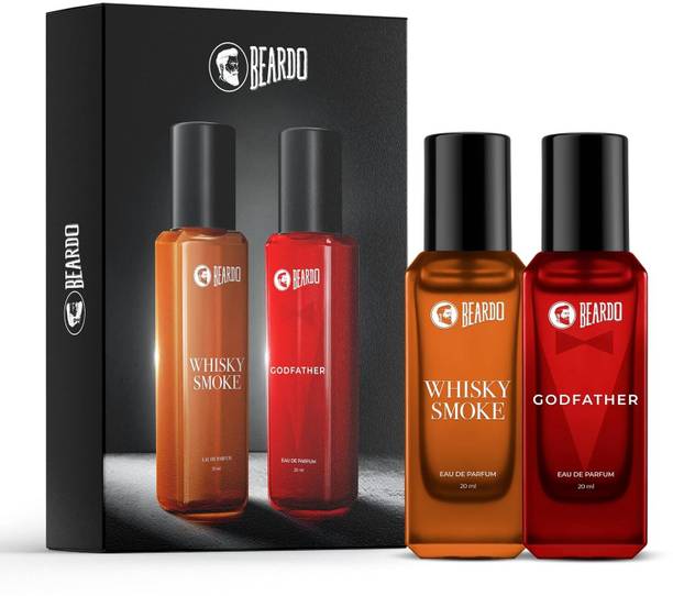 BEARDO Godfather & Whisky Smoke EDP Perfume | Strong & Long Lasting | Fresh Fragrance Eau de Parfum  -  40 ml