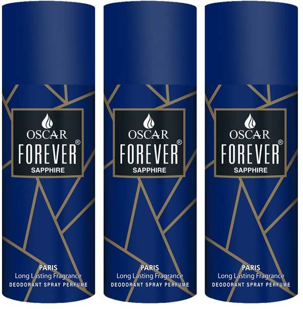 OSCAR Sapphire Deodorant Fougera Oriental Smell (Pack of 3) Perfume  -  150 ml