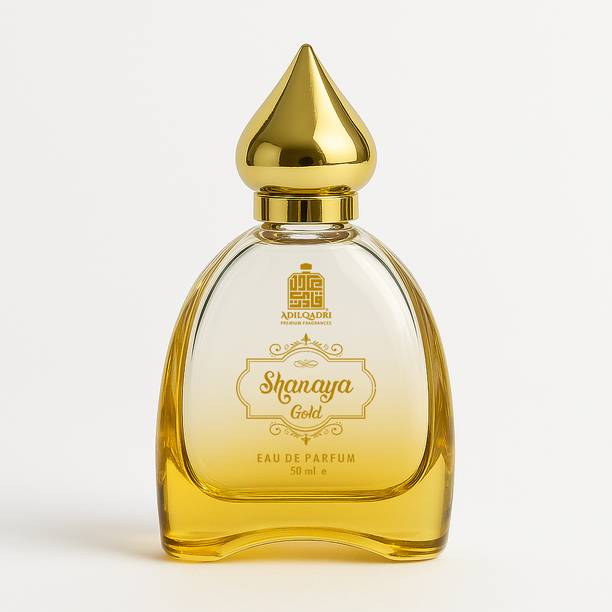 आदिलक़ादरी Shanaya Gold Perfume For Men And Women, Arabic & Woody Fragrance Long Lasting Eau de Parfum - 50 ml