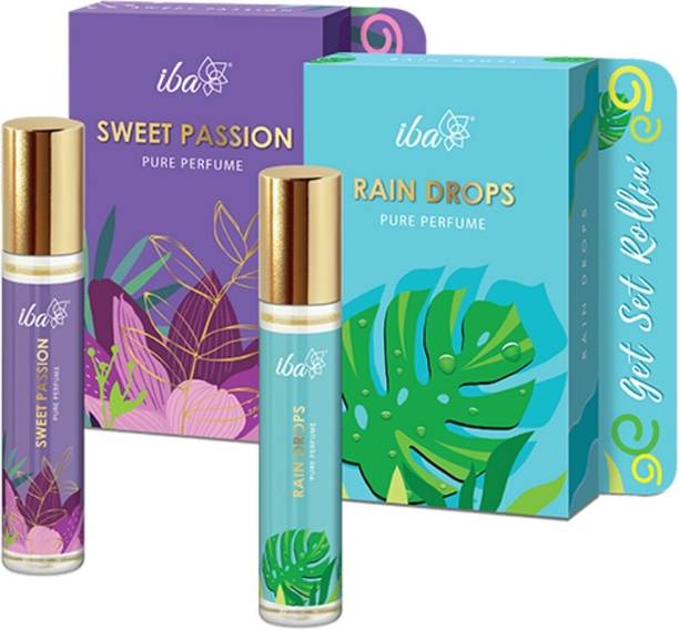 Iba Rain Drops - Sweet Passion Pure Perfume Combo Perfume  -  10 ml