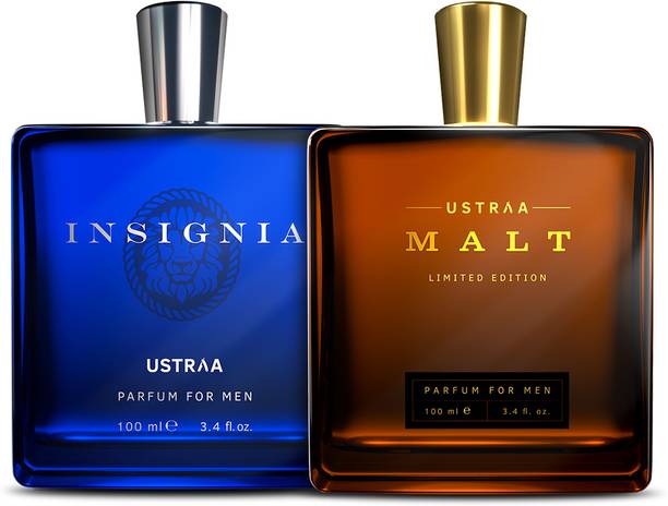 उस्तरा Valentine Gift Pack - Malt & Insignia - Perfume for Men Eau de Parfum  -  200 ml