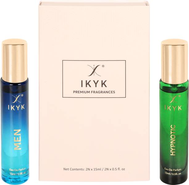IKYK Perfumes Gift Set – Premium Long Lasting Perfume EDP 2 * 15ml for HIM & HER Eau de Parfum  -  30 ml