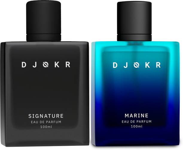 DJOKR Signature & Marine Men Perfumes Combo, Long Lasting Fragrance Spray Eau de Parfum  -  200 ml
