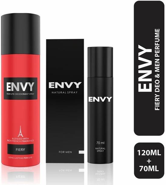 Envy Fiery Perfume Deodorant Spray and Men Perfume  -  190 ml