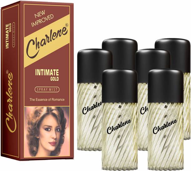 Charlene Spray Mist Intimate Gold 6pcs (30ml each) Perfume  -  180 ml