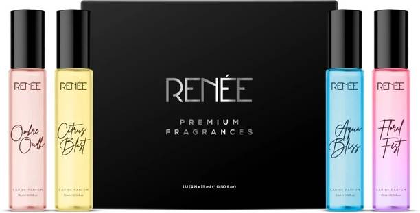Renee Women's Signature Perfume Gift Set Pack Of 4, Long-Lasting Premium Scents, Eau de Parfum  -  15 ml