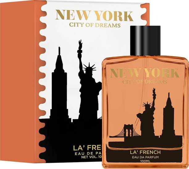 La French City of Dreams New York, with Long Lasting Fragrance Eau de Parfum  -  100 ml