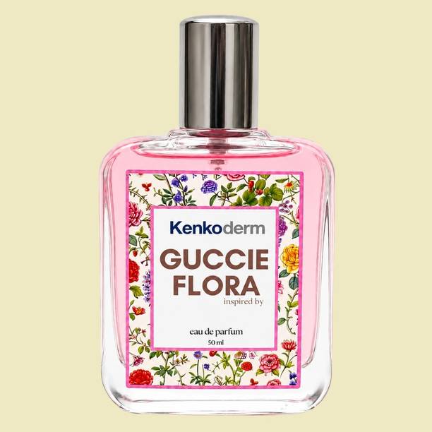 Kenkoderm Guccie Flora Floral Shine Perfume For Men & Women Eau de Parfum  -  50 ml