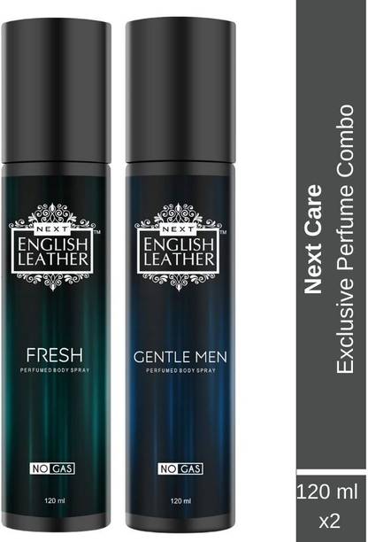 NEXT English Leather Gentlemen and Fresh (Pack of 2) Long Lasting Eau de Parfum  -  240 ml
