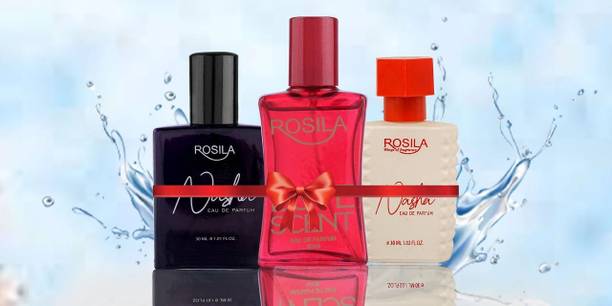 ROSILA Unisex Perfume for Men & Women | Oudh Perfume 24Hrs Long Lasting | Pack of 3new Eau de Parfum  -  90 ml