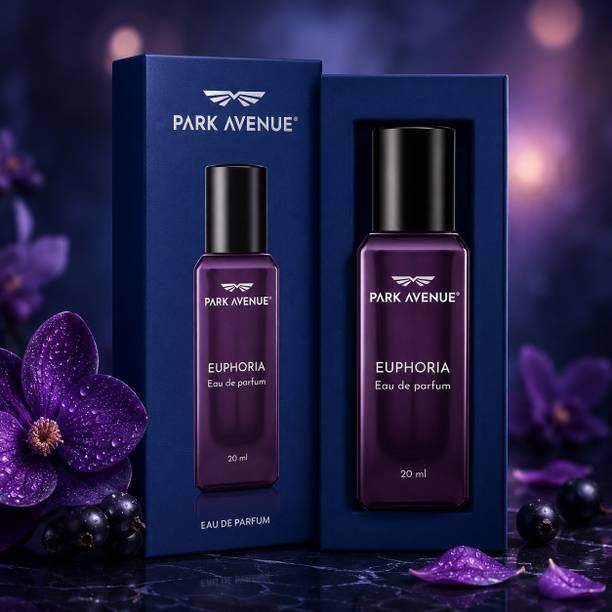 PARK AVENUE Euphoria Eau De Parfum for Men, 20ml, Fresh Woody Aromatic Fragrance