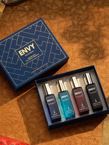 एनवी Blue Luxury Perfume Gift Set (20 ml x 4) Eau de Parfum  -  80 ml