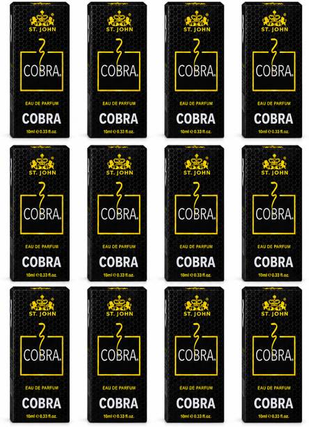 ST-JOHN Cobra perfume 10ml (Pack of 12) Eau de Parfum - 120 ml