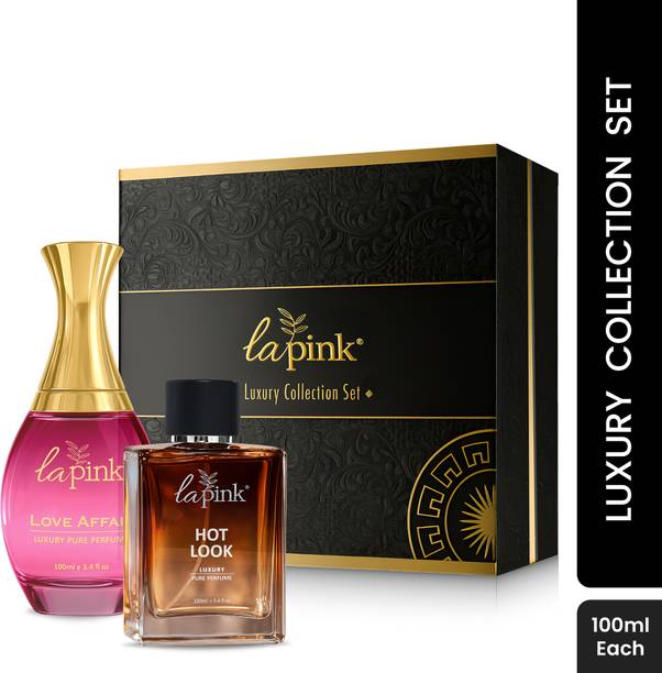 La Pink Love Affair & Hot Look Pure Perfume Gift Set Luxury Long Lasting - 100ml each Perfume  -  100 ml