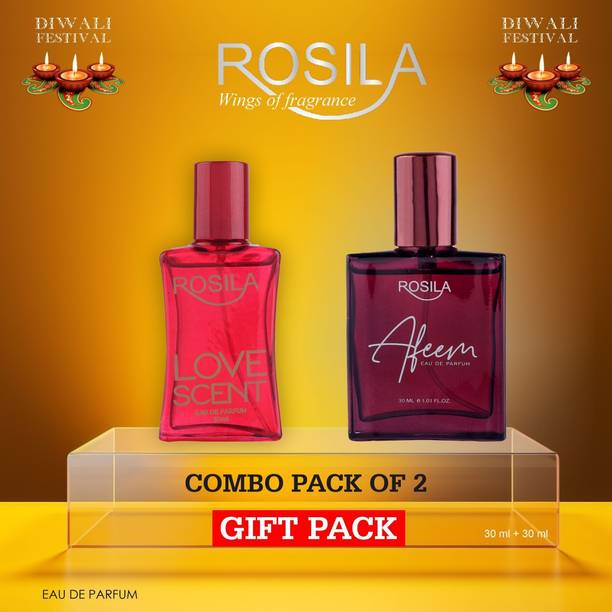 ROSILA Love Scent & Afeem Perfume Diwali Gift Hampers for Family & Freinds Gift Setnew Eau de Parfum - 60 ml