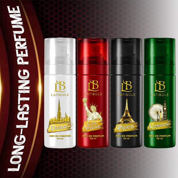 Latibule Perfume for Lasvegas+Dubai+Peris+London Combo Natural Long Lasting Floral Attar