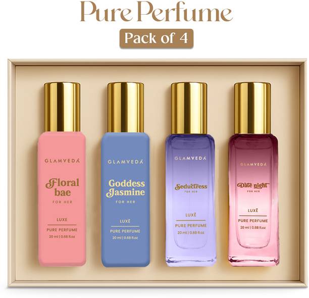 GLAMVEDA Floral Fantasy Box Pure Perfume luxury long l...