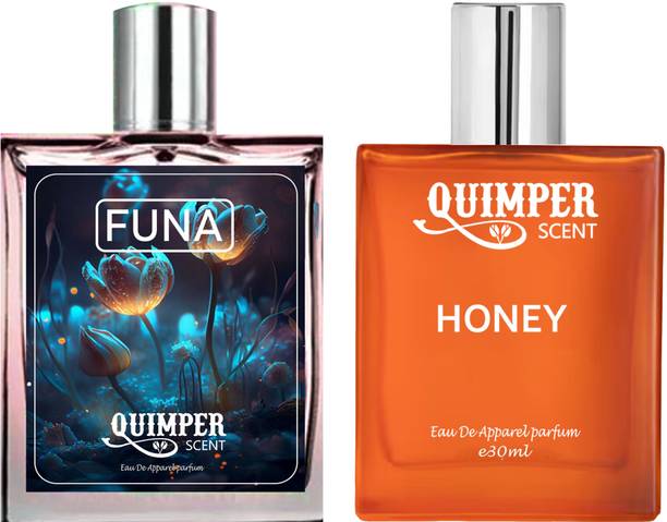 quimper Funa & Honey 30ml Each Spray Perfume  -  60 ml