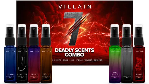 VILLAIN 7 Deadly Scents Combo -7 X 8 ml Eau de Parfum  -  56 ml