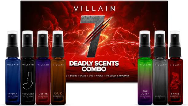 VILLAIN 7 Deadly Scents Combo -7 X 8 ml Eau de Parfum  -  56 ml