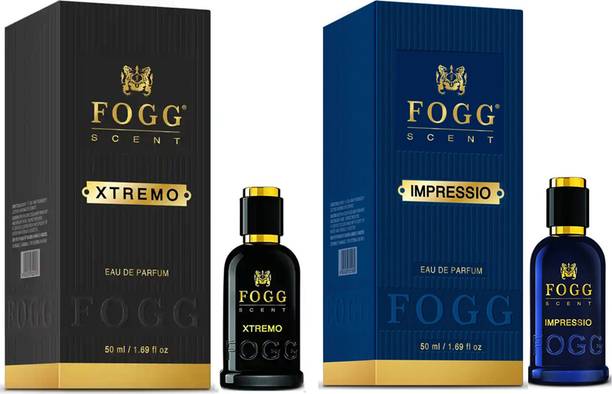 FOGG Scent Xtremo + Impressio Eau De Parfum (2X50ml) Eau de Parfum  -  100 ml