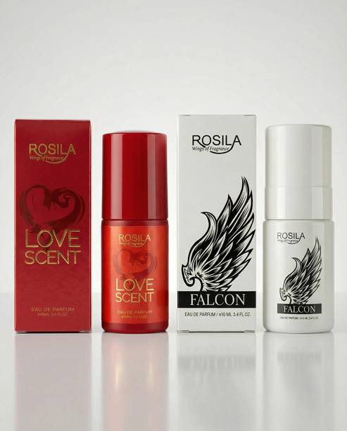 ROSILA Love Scent & Falcon Long Lasting Eau De Parfum Spray Combo (Combo of 2) Eau de Parfum  -  20 ml