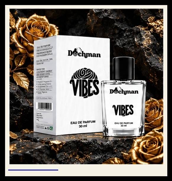 DUCHMAN Vibes 30ml Perfume - Enchanting Scent for Date Nights, Everyday Fragrance Eau de Parfum - 30 ml