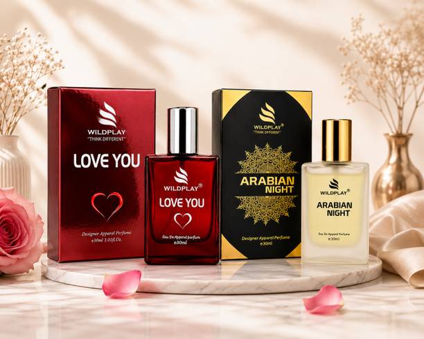 Wildplay Arabian Night & Love You 30ml Each Spray Perfume - 60 ml