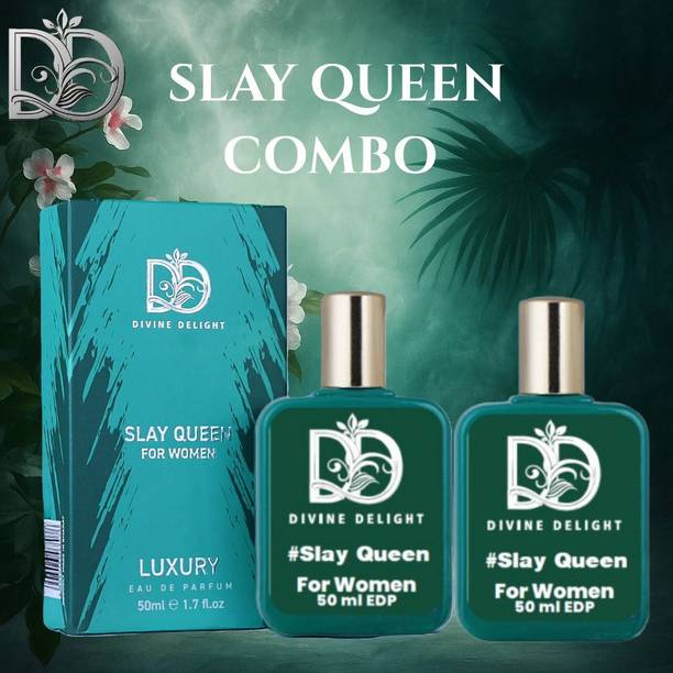 DIVINE DELIGHT Slay Queen 50 ML Combo 2 Pcs Eau de Parfum  -  100 ml
