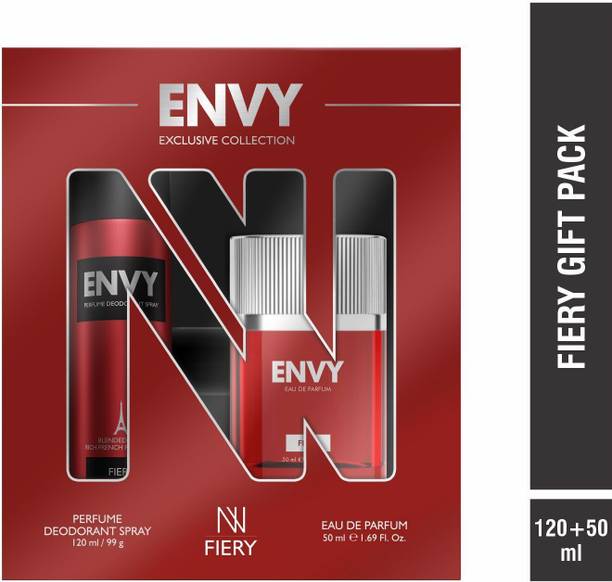 एनवी FIERY Gift Pack - Deo 120 ml and Perfume 50 ml Eau de Parfum  -  170 ml