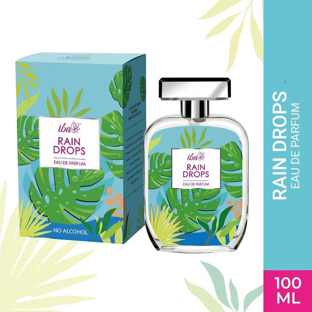 Iba Rain Drops, Perfume Spray, Long Lasting Aqua Fragrance Eau de Parfum  -  100 ml